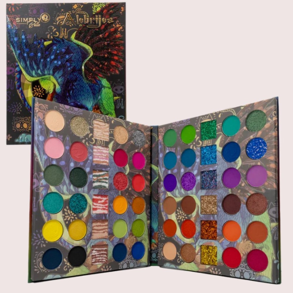 60 Shades!!!  Simply Bella: Alebrijes Eyeshadow Palette, Sealed in Box